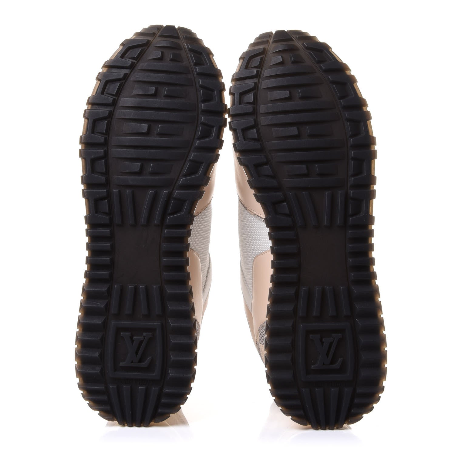 Louis Vuitton Calfskin Damier Azur Run Away Sneakers 38 White 6 of 11
