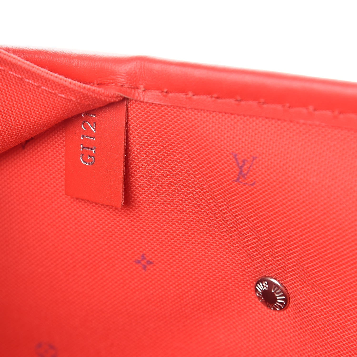 Louis Vuitton Monogram Escale Neverfull MM Rouge 7 of 10
