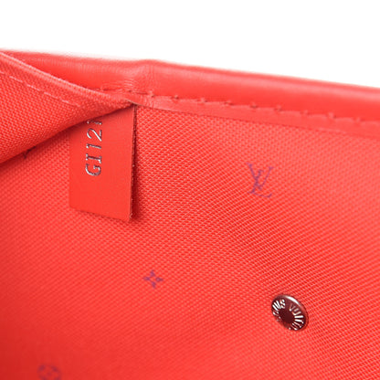 Louis Vuitton Monogram Escale Neverfull MM Rouge 7 of 10