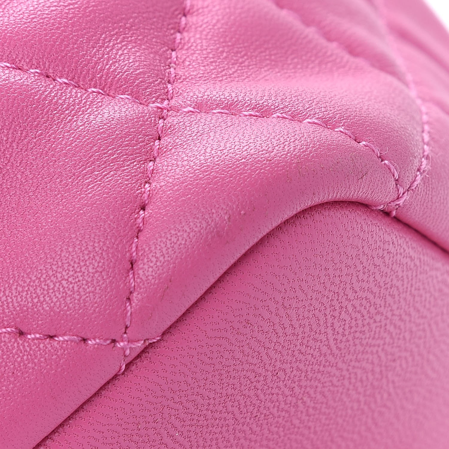 Chanel Lambskin Quilted Small Perfect Meeting Hobo Pink 10 of 10