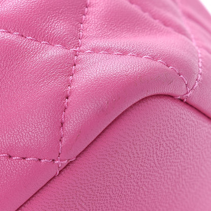 Chanel Lambskin Quilted Small Perfect Meeting Hobo Pink 10 of 10