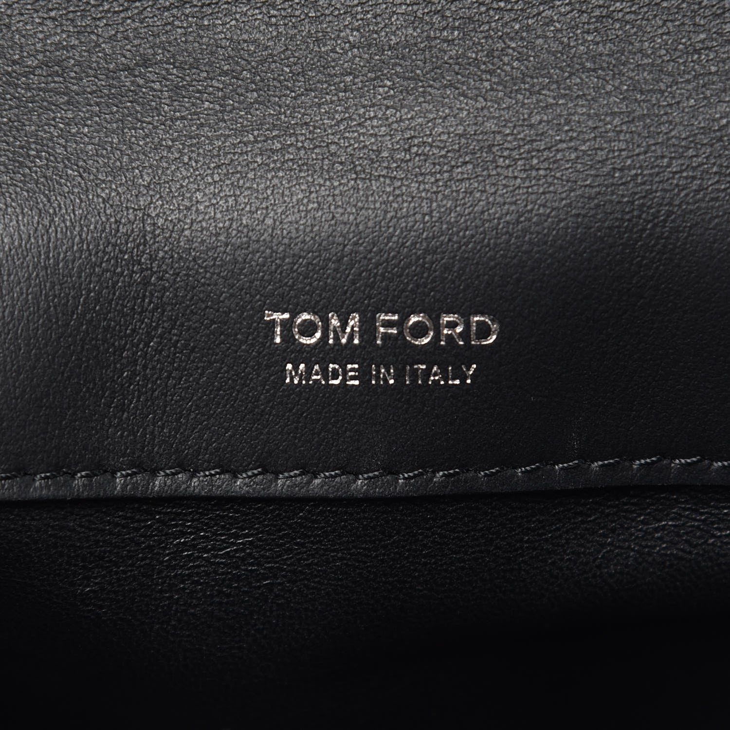Tom Ford Lambskin Quilted Crystal Small Natalia Chain Bag Black 6 of 11