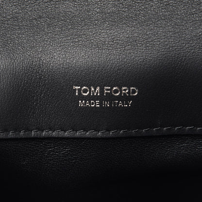 Tom Ford Lambskin Quilted Crystal Small Natalia Chain Bag Black 6 of 11