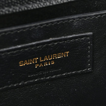 Saint Laurent Grain De Poudre Small Classic Monogram Kate Tassel Satchel Black 11 of 15