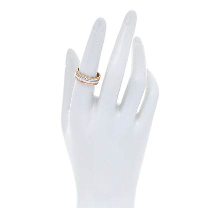 Boucheron 18K Pink Yellow White Gold Diamond Small Quatre Classique White Edition Ring 55 7.25 2 of 6