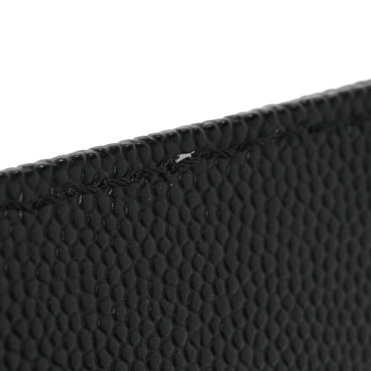 Caviar Chevron Quilted Small Boy Flap Black