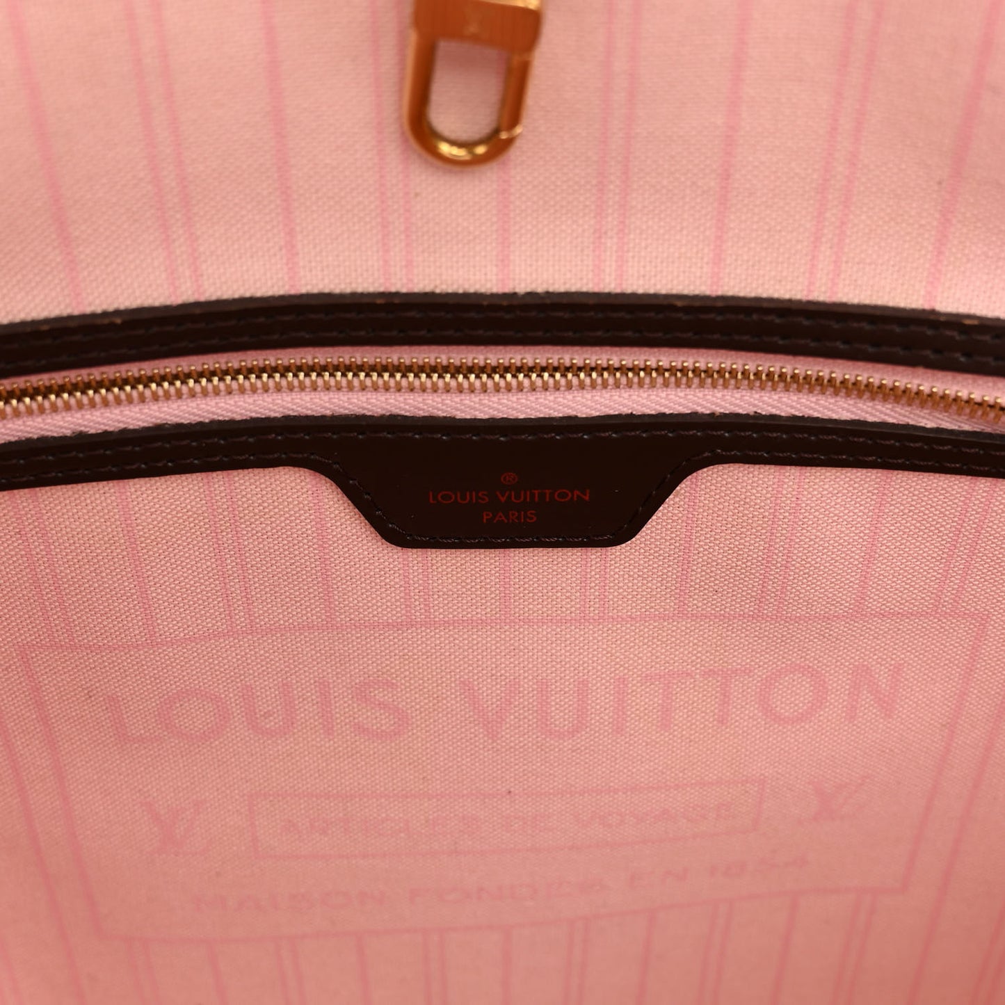 Damier Ebene Neo Neverfull MM Rose Ballerine