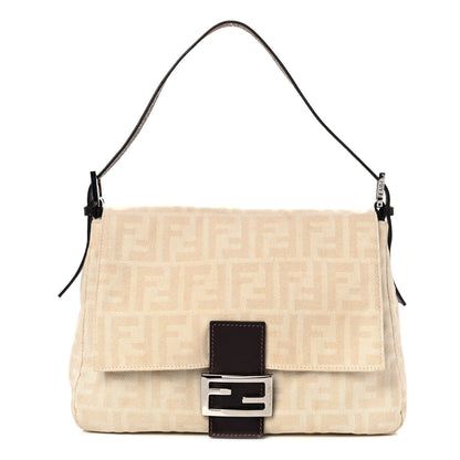 Fendi Zucca Mama Baguette Beige 1 of 18