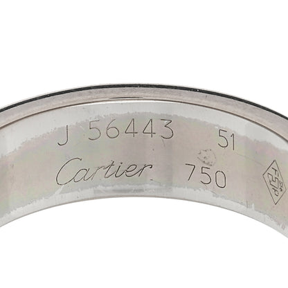 Cartier 18K White Gold 5.5mm LOVE Ring 51 5.75 4 of 4