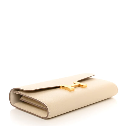 Hermes Epsom Constance Long To Go Wallet Craie 3 of 7