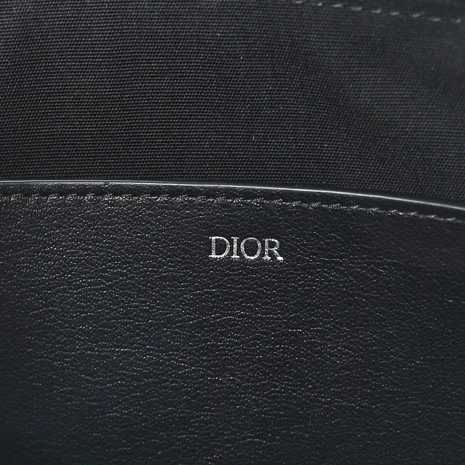 Christian Dior Coated Canvas CD Diamond Hit The Road A5 Pouch Black 6 of 6