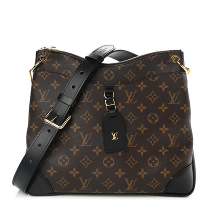 Louis Vuitton Monogram Odeon MM Black 1 of 10