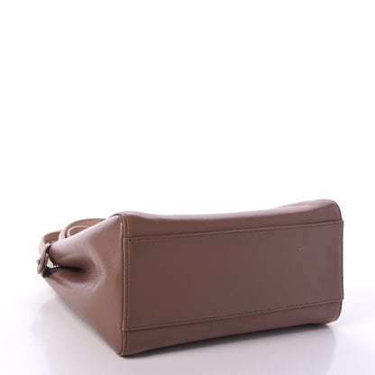 Fendi Nappa Colorblock Mini Peekaboo Iconic Satchel English Rose Plaster Oxigen 5 of 13