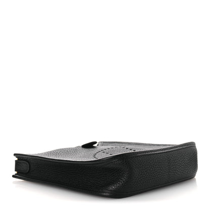 Hermes Taurillon Clemence Evelyne TPM Black 4 of 12