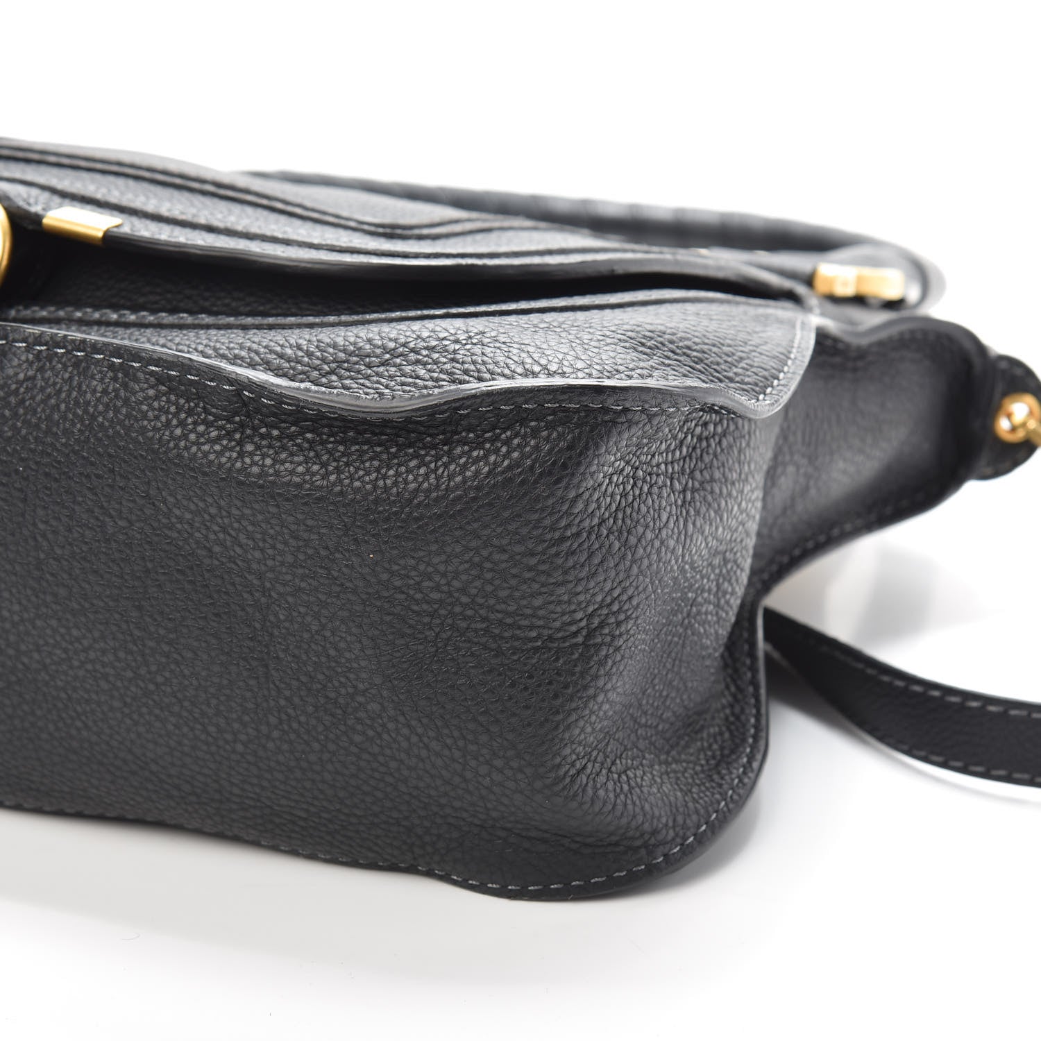 Chloe Calfskin Medium Marcie Satchel Black 9 of 9