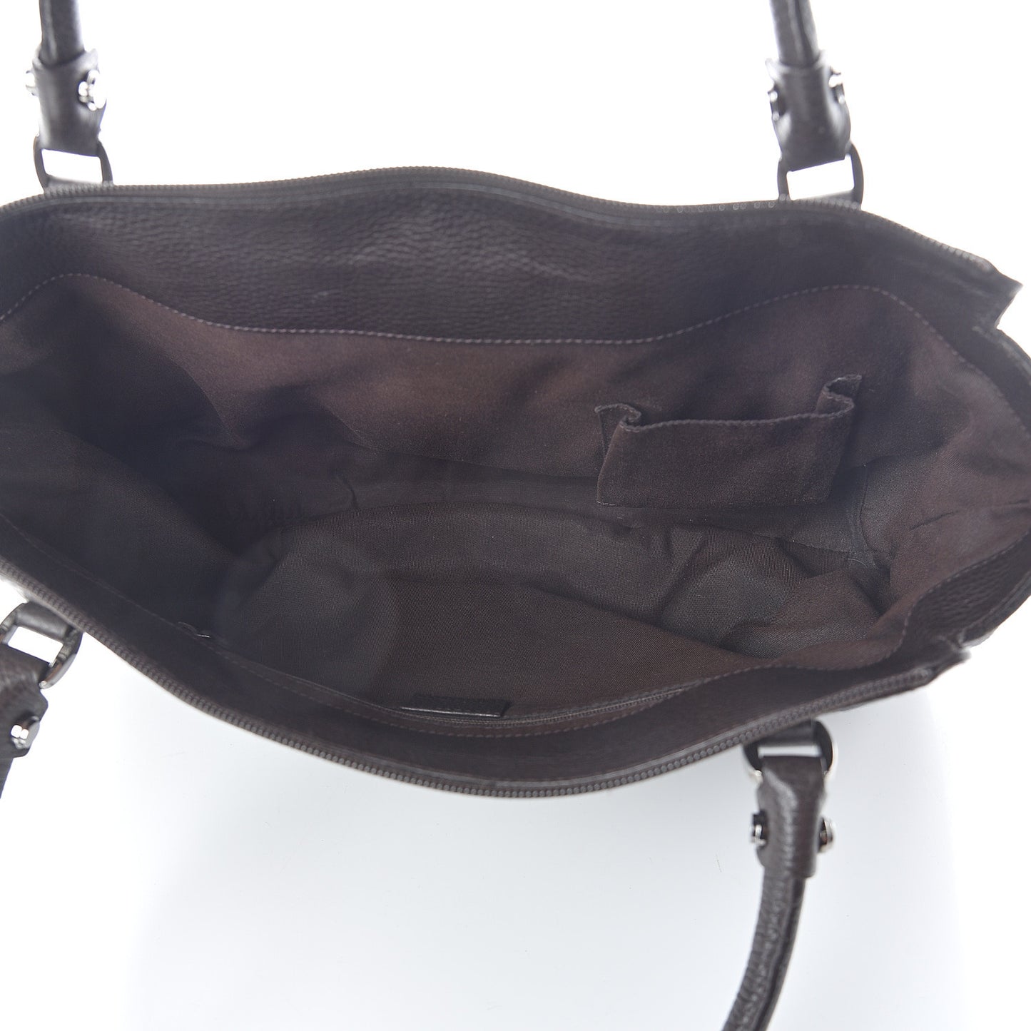 Monogram D Ring Tote Dark Brown