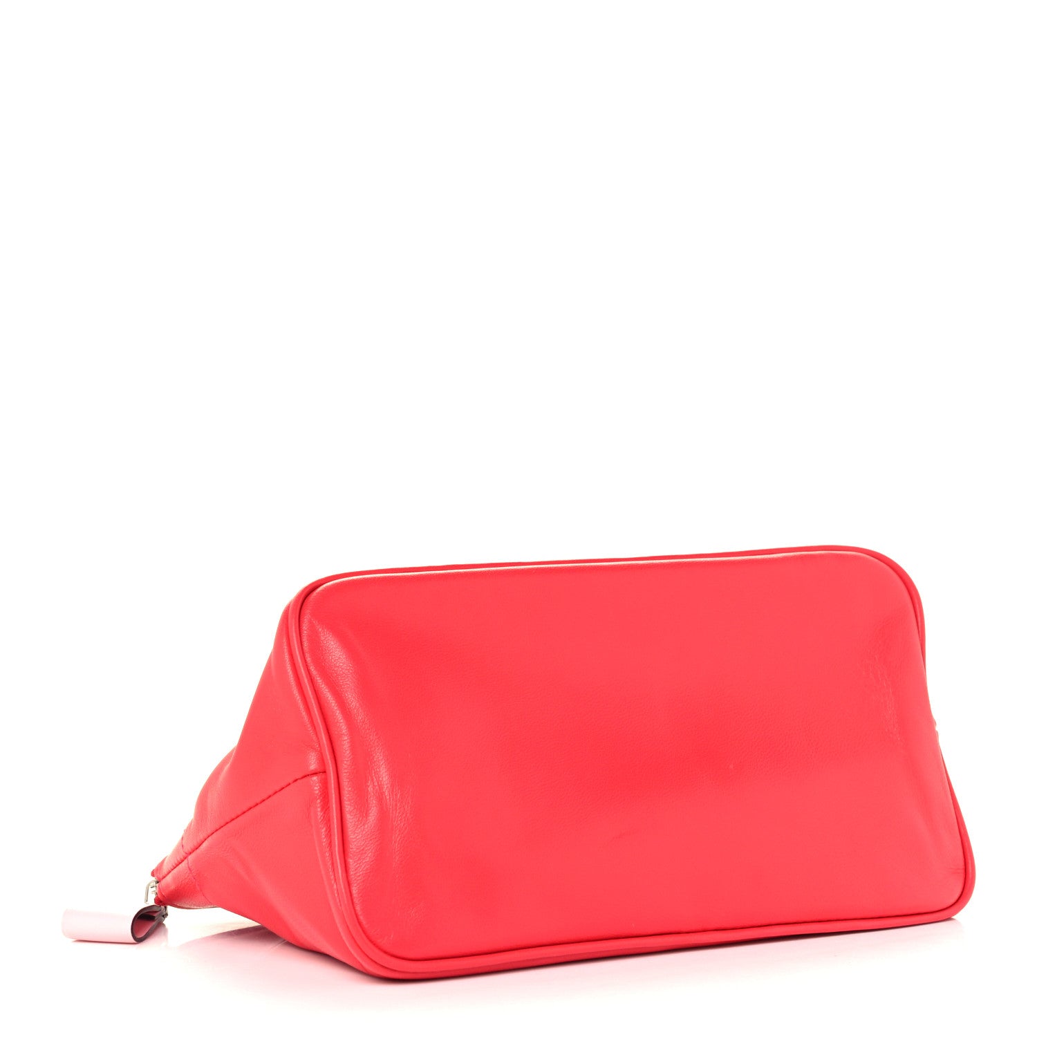 Hermes Milo Lambskin Swift Tohubohu Pouch MM Capucine Rose Sakura 4 of 8