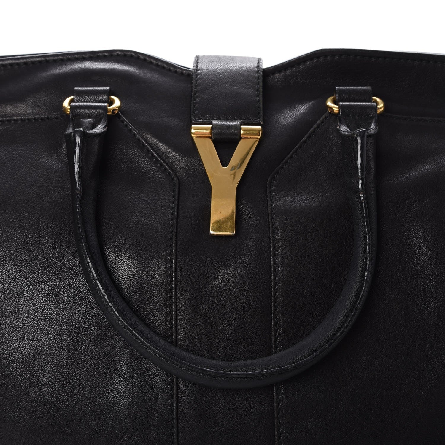 Saint Laurent Sheepskin Large Cabas ChYc Black 13 of 15