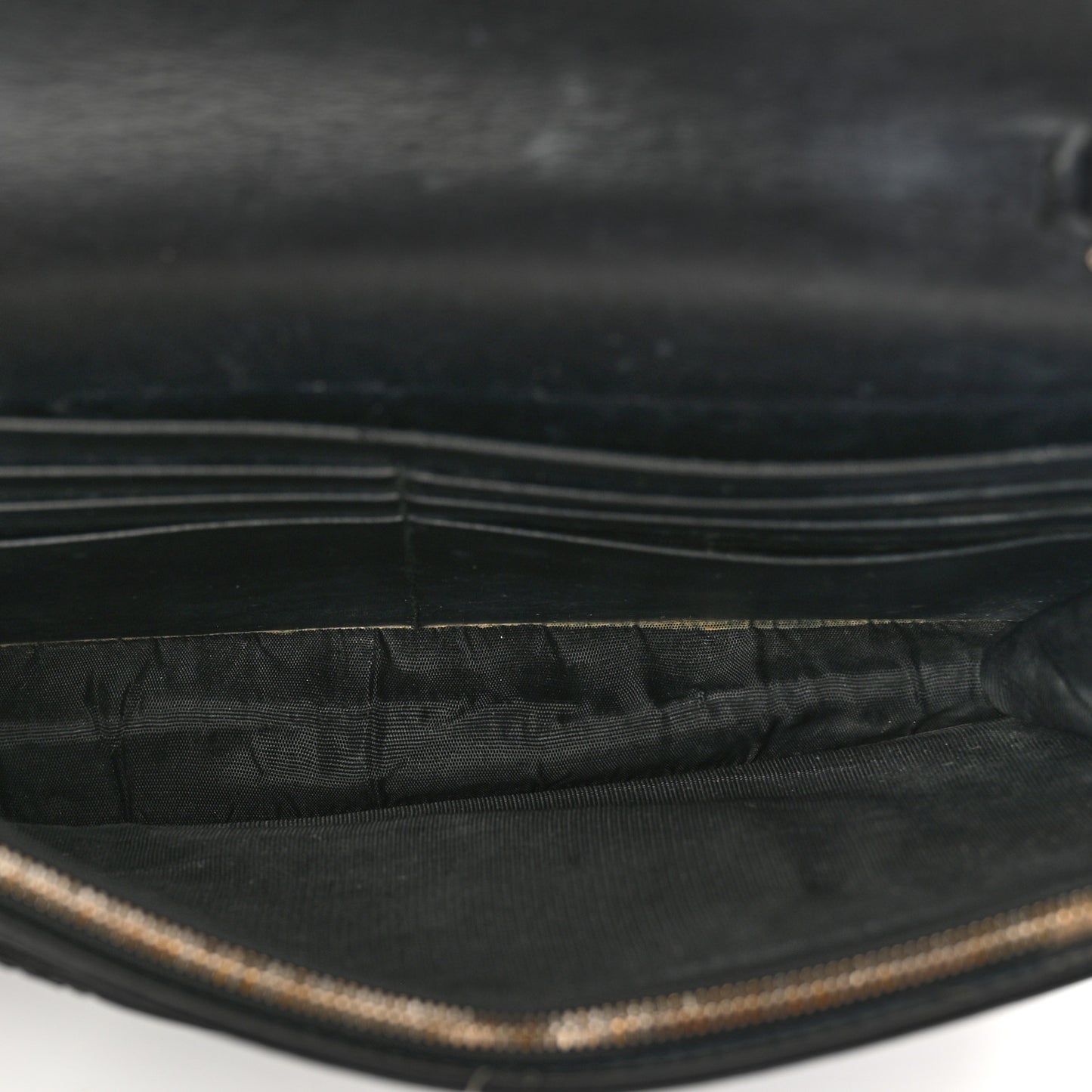 Guccissima Signature Bowy Chain Wallet Black