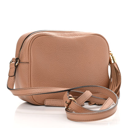 Gucci Pebbled Calfskin Small Soho Disco Bag Camelia 3 of 14