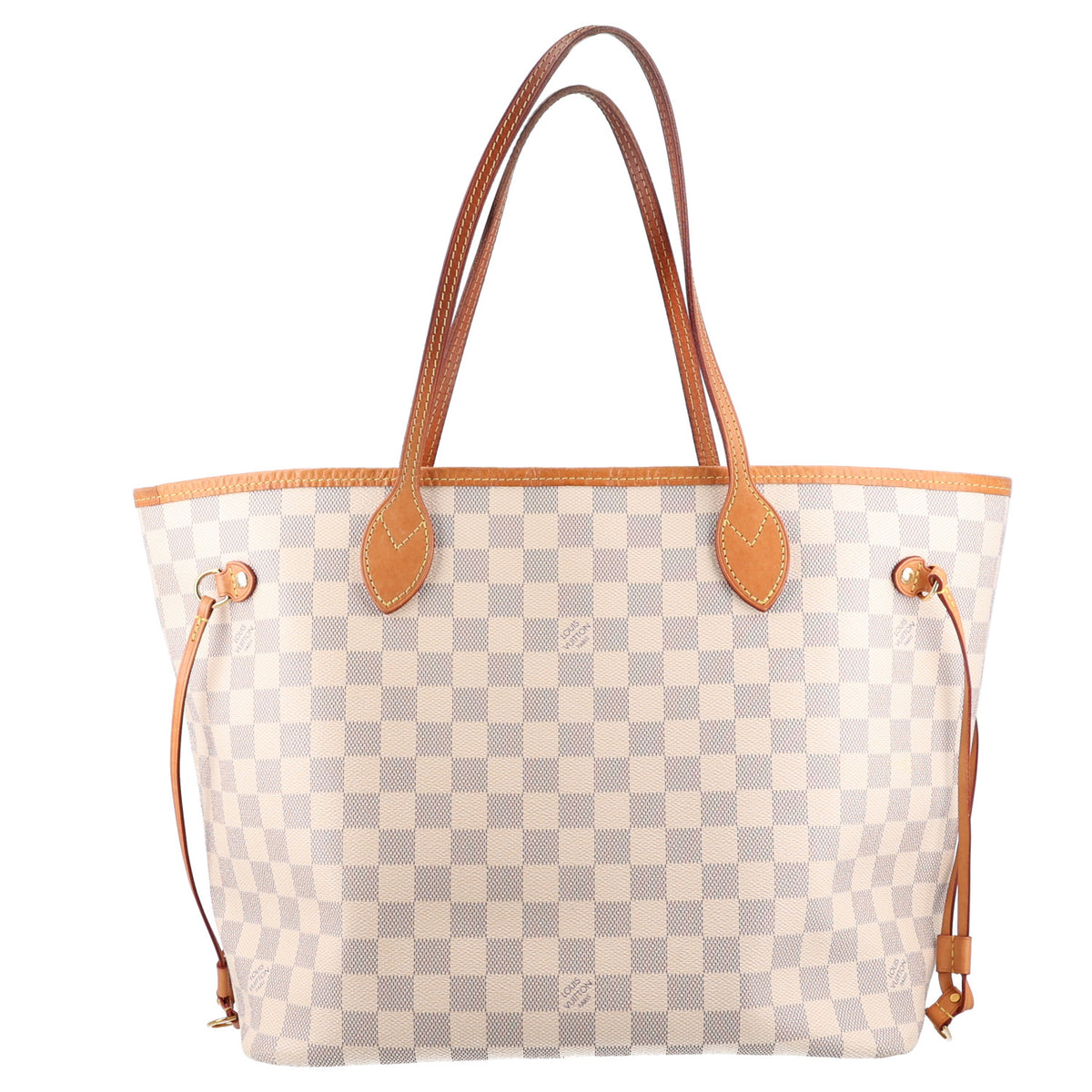 Louis Vuitton Damier Azur Neo Neverfull MM Rose Ballerine 1 of 9