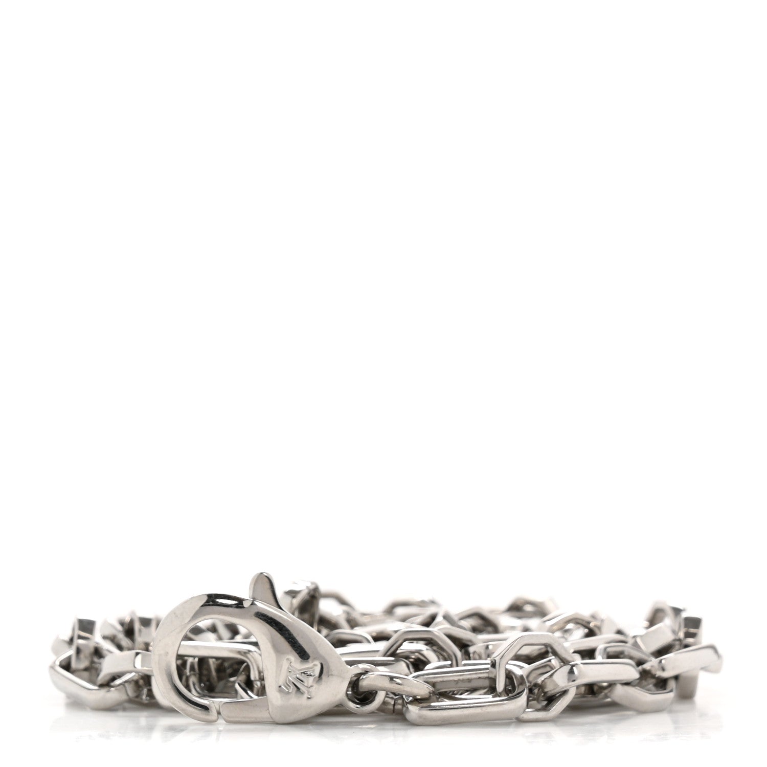 Louis Vuitton Metal Dauphine Chain Long Shoulder Strap Silver 1 of 3