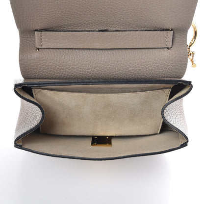 Chloe Grained Lambskin Drew Shoulder Bag Motty Grey 5 of 6