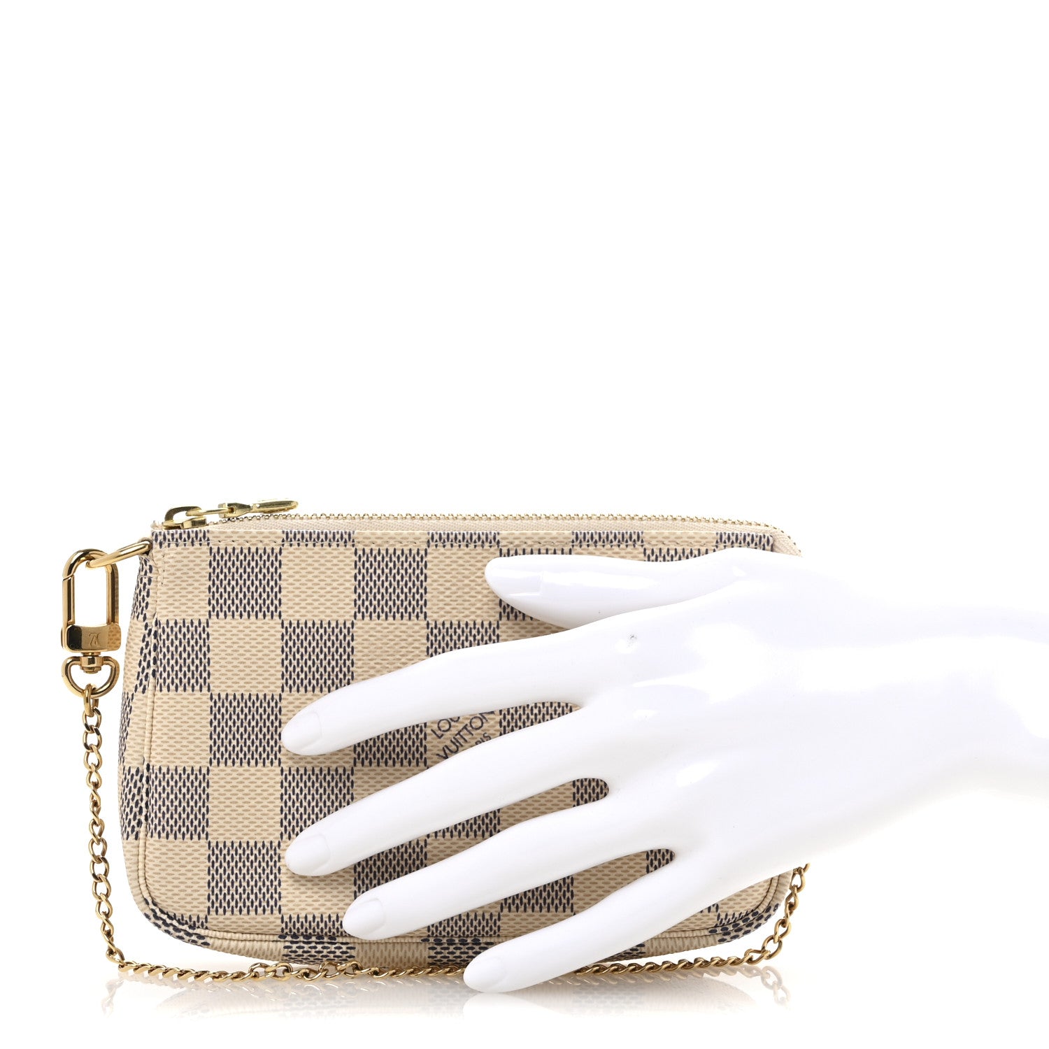 Louis Vuitton Damier Azur Mini Pochette Accessories 2 of 9