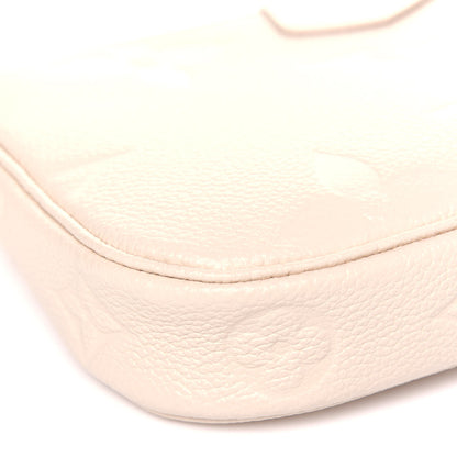 Louis Vuitton Empreinte Monogram Giant Multi Pochette Accessories Mini Pochette Cream 7 of 11