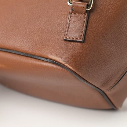 Chloe Suede Calfskin Small Faye Backpack Tobacco 14 of 16