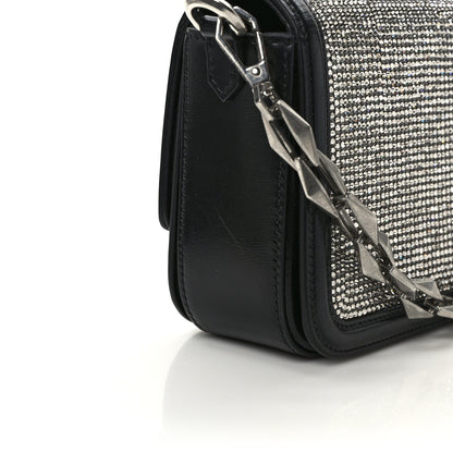 Jimmy Choo Calfskin Crystal Diamond Crossbody Black 11 of 11