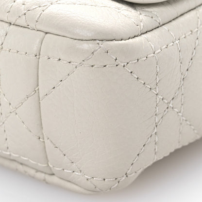 Christian Dior Supple Calfskin Cannage Caro Pouch with Chain Latte 9 of 10