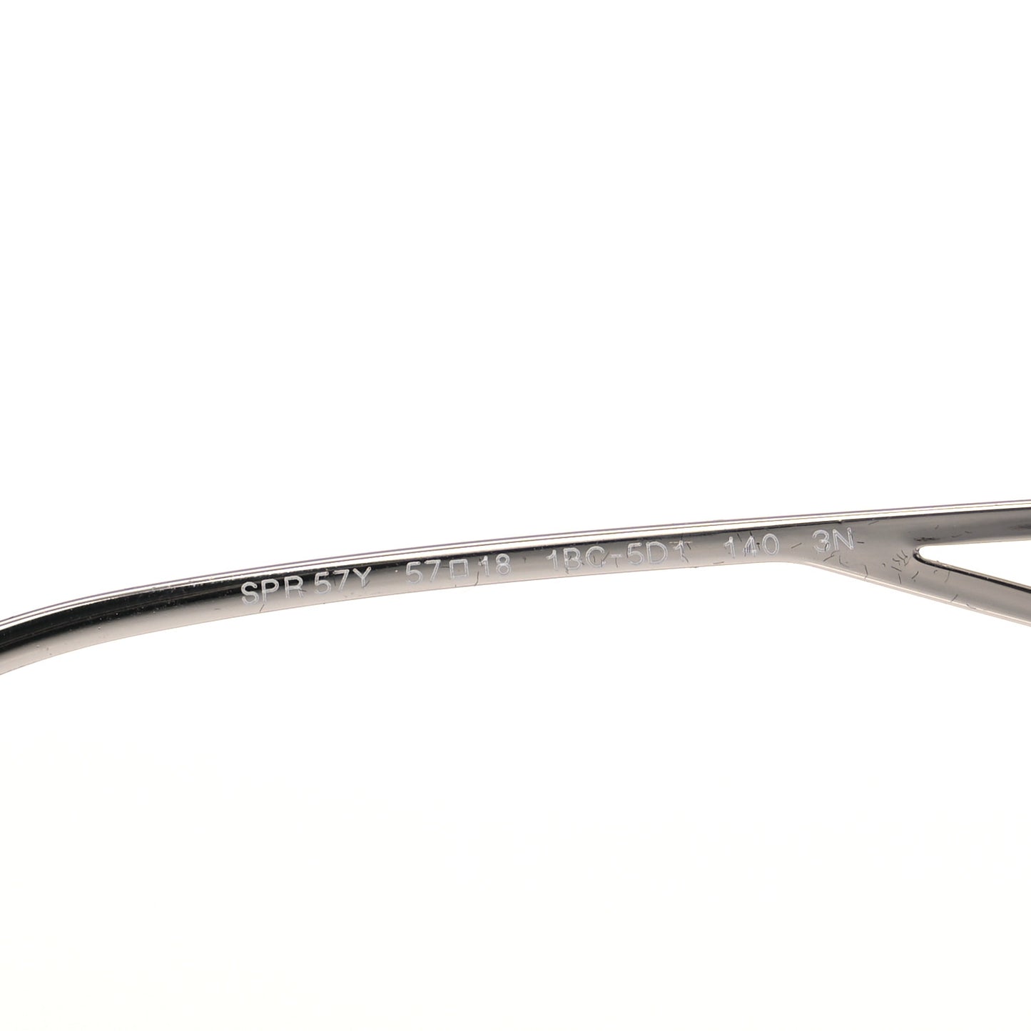Metal Symbole Triangle Logo Sunglasses SPR57Y Smoky Grey