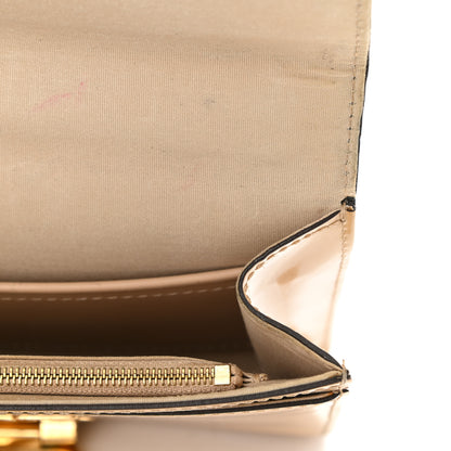 Louis Vuitton Patent Chain Louise MM Nude 11 of 14
