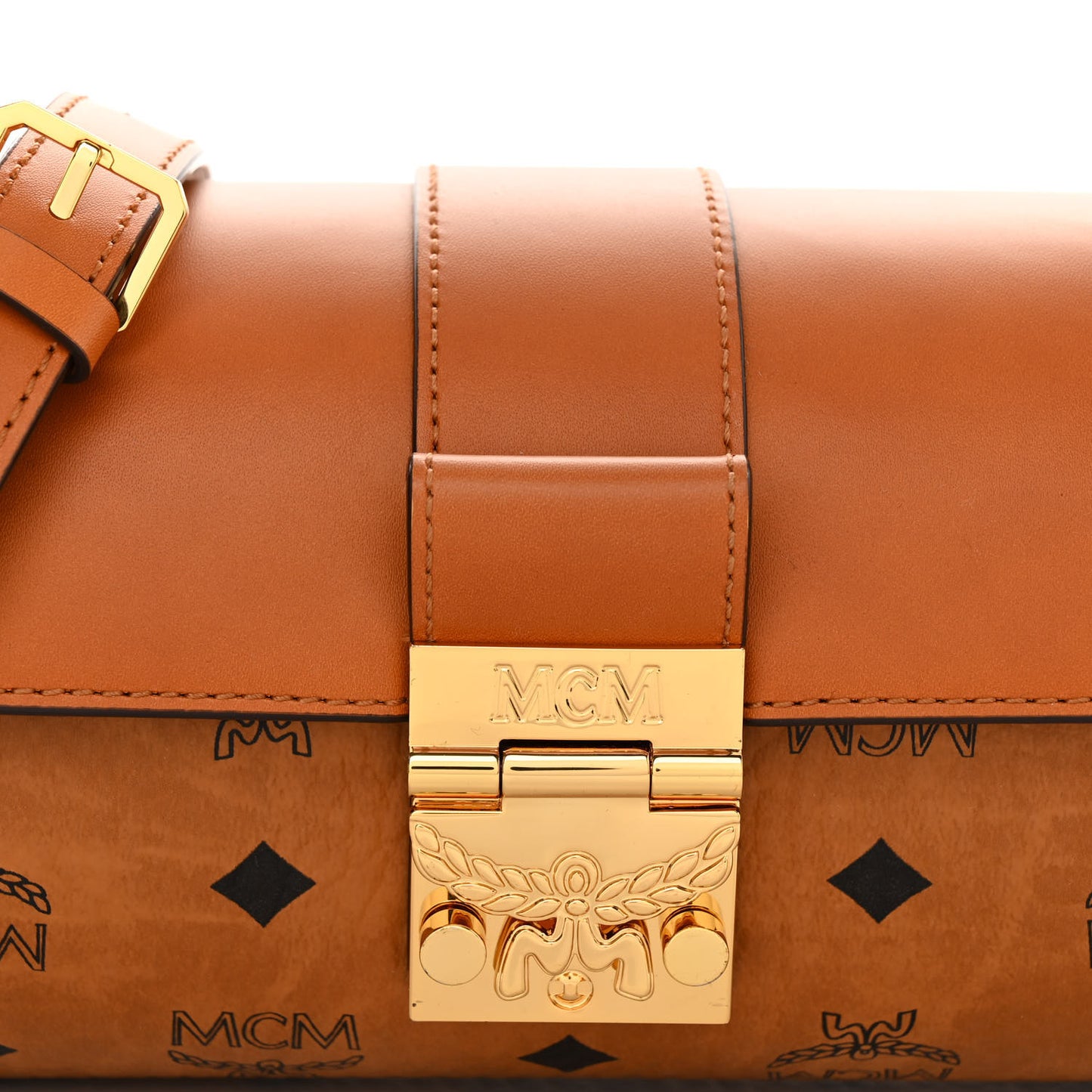 Visetos Small Tracy Crossbody Bag Cognac