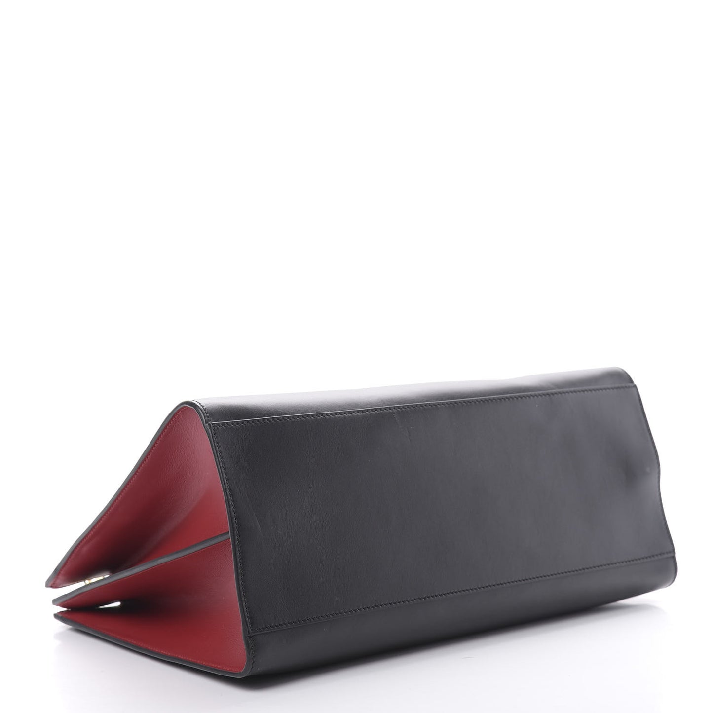 Nappa Bamboo Web Medium Nymphaea Top Handle Bag Black