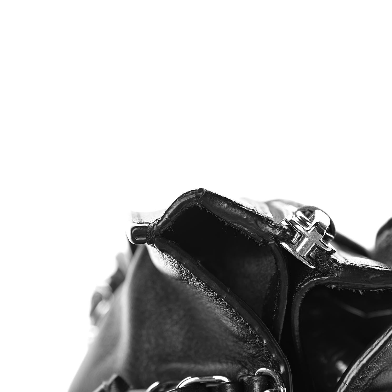 Balenciaga Calfskin Papier Mini A4 Tote Black 13 of 13