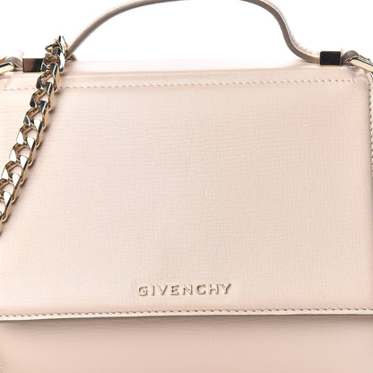 Givenchy Textured Calfskin Mini Pandora Box Chain Crossbody Bag Nude Pink 9 of 11