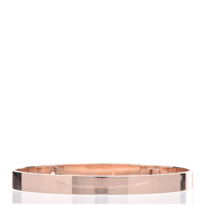 Hermes 18K Rose Gold PM Collier De Chien Bracelet SH 3 of 10