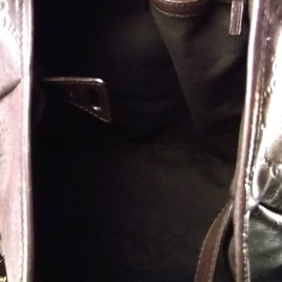 Guccissima Leather Pelham Chocolate Brown