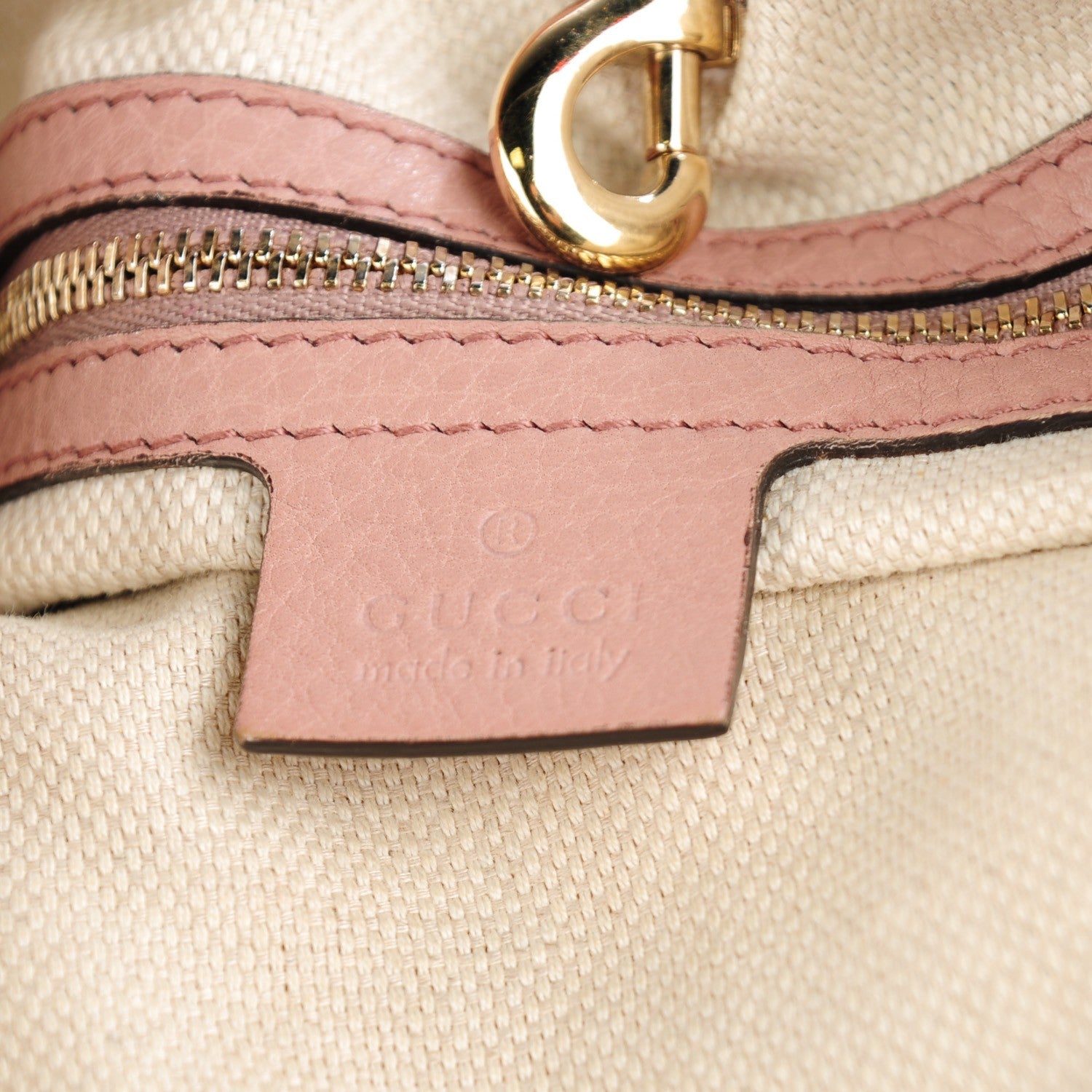 Gucci Cellarius Calfskin Medium Soho Chain Shoulder Bag Dark Cipria 6 of 9
