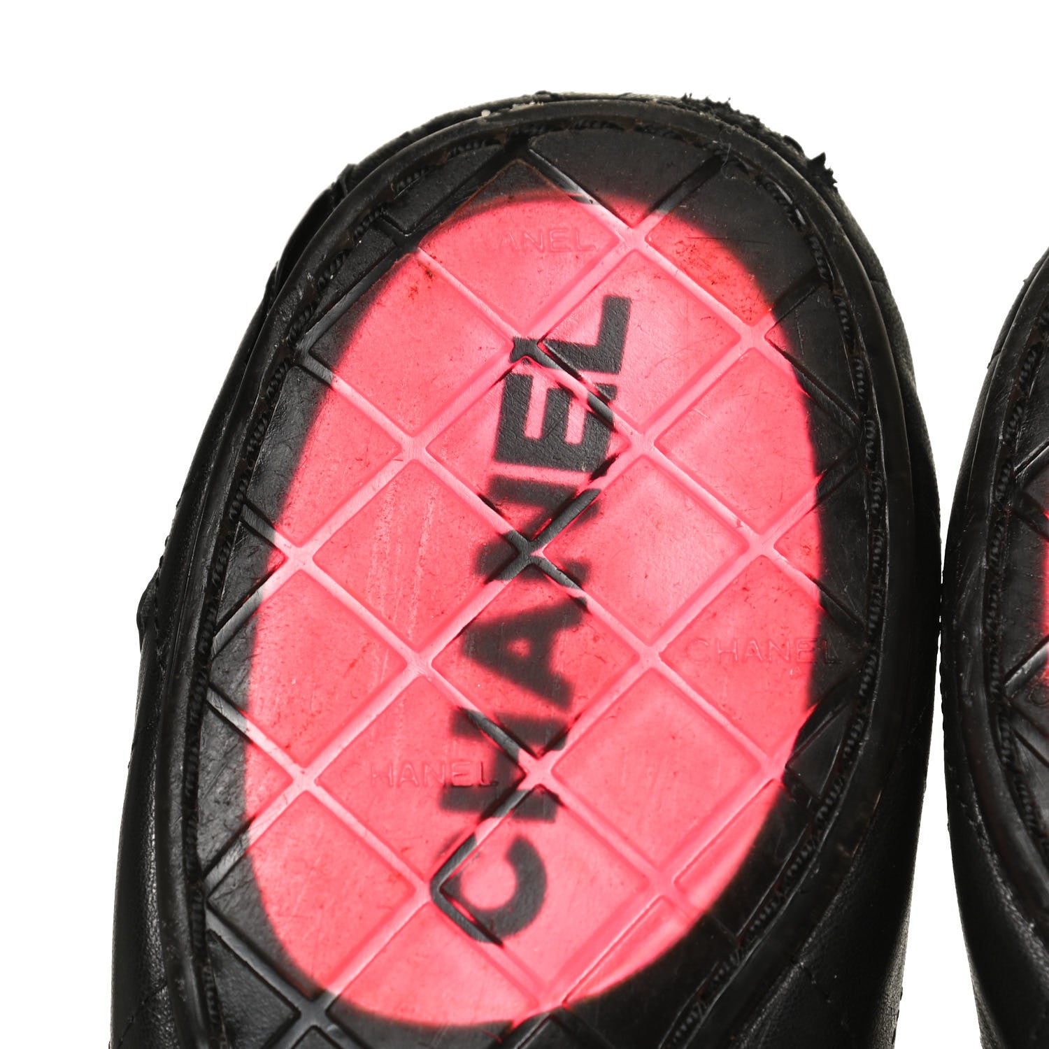 Chanel Lambskin Quilted Cambon Ballerina Flats 36 Black 9 of 9