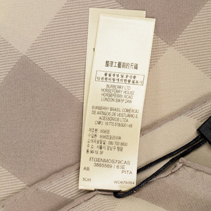 Burberry Silk Giant Check Scarf Pale Trench 6 of 7