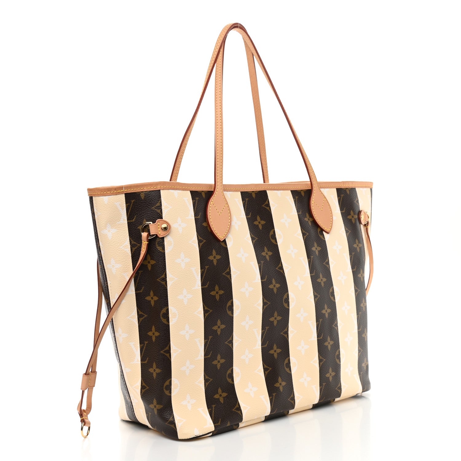Louis Vuitton Monogram Rayures Neverfull MM 3 of 11