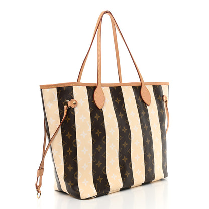 Louis Vuitton Monogram Rayures Neverfull MM 3 of 11
