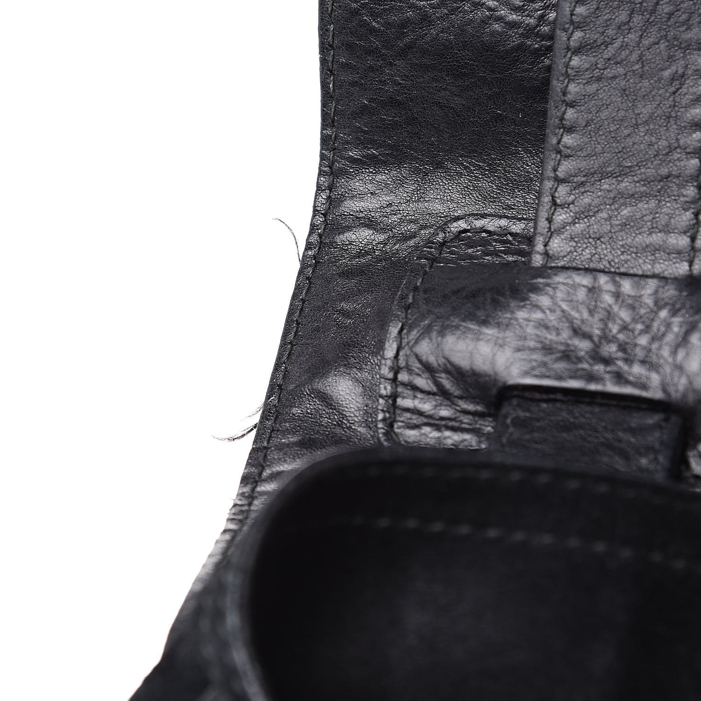 Calfskin Canvas Medium Muse Two Black