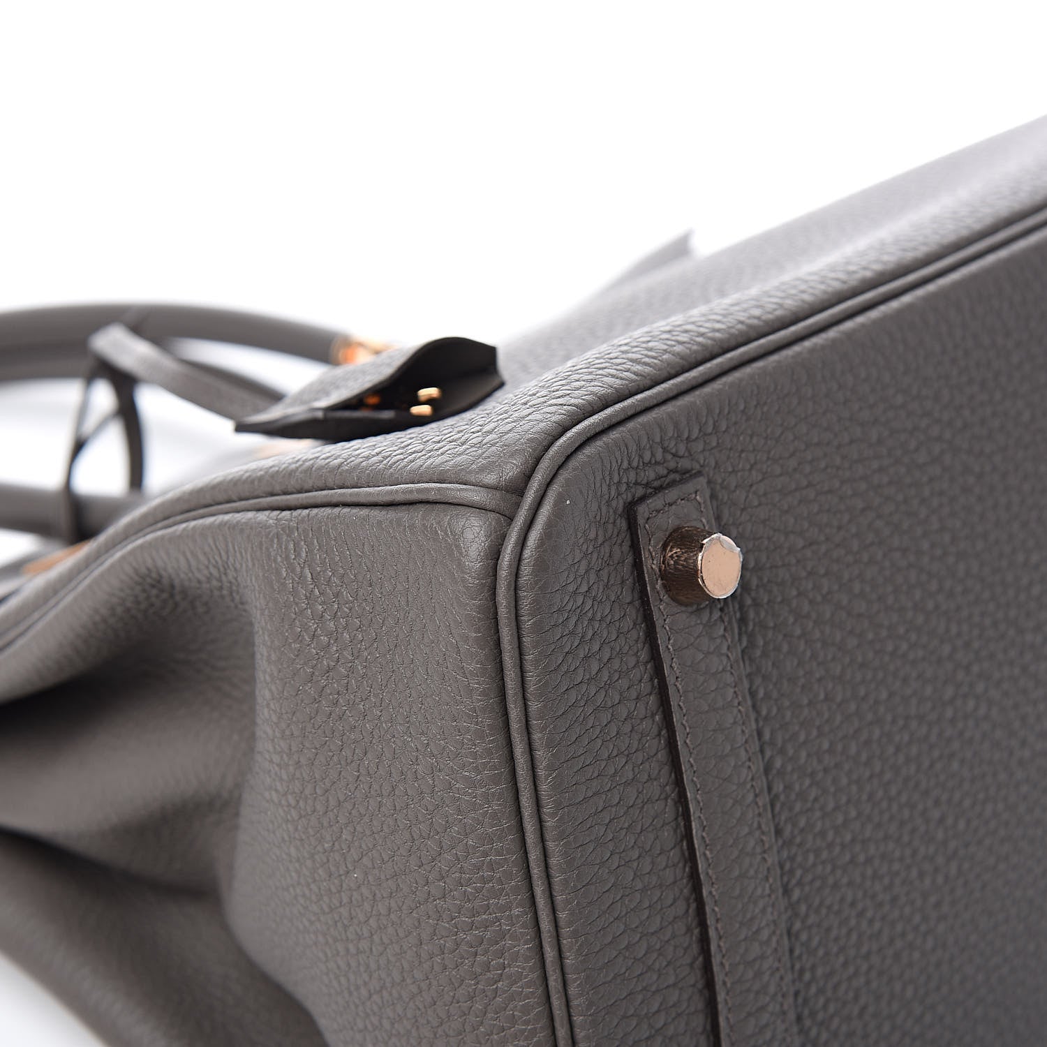 Hermes Togo Birkin 30 Etain 26 of 32