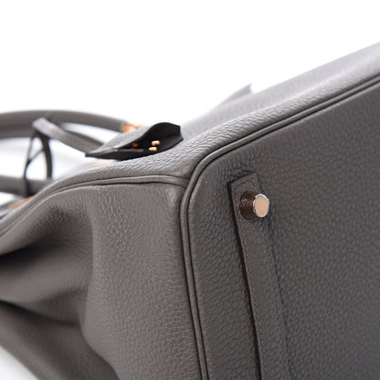 Hermes Togo Birkin 30 Etain 26 of 32