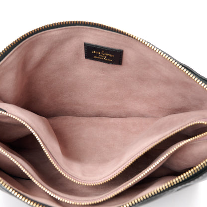Louis Vuitton Lambskin Embossed Monogram Coussin PM Black 6 of 11