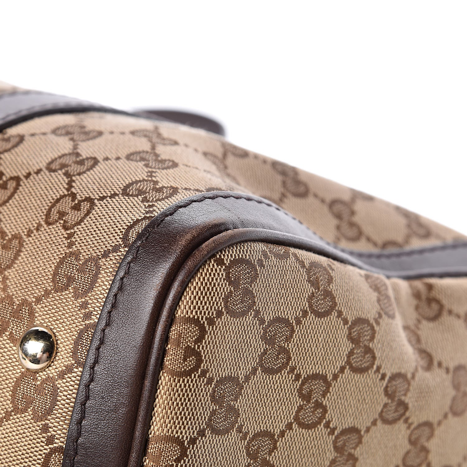 Gucci Monogram Medium Joy Boston Dark Brown 10 of 17